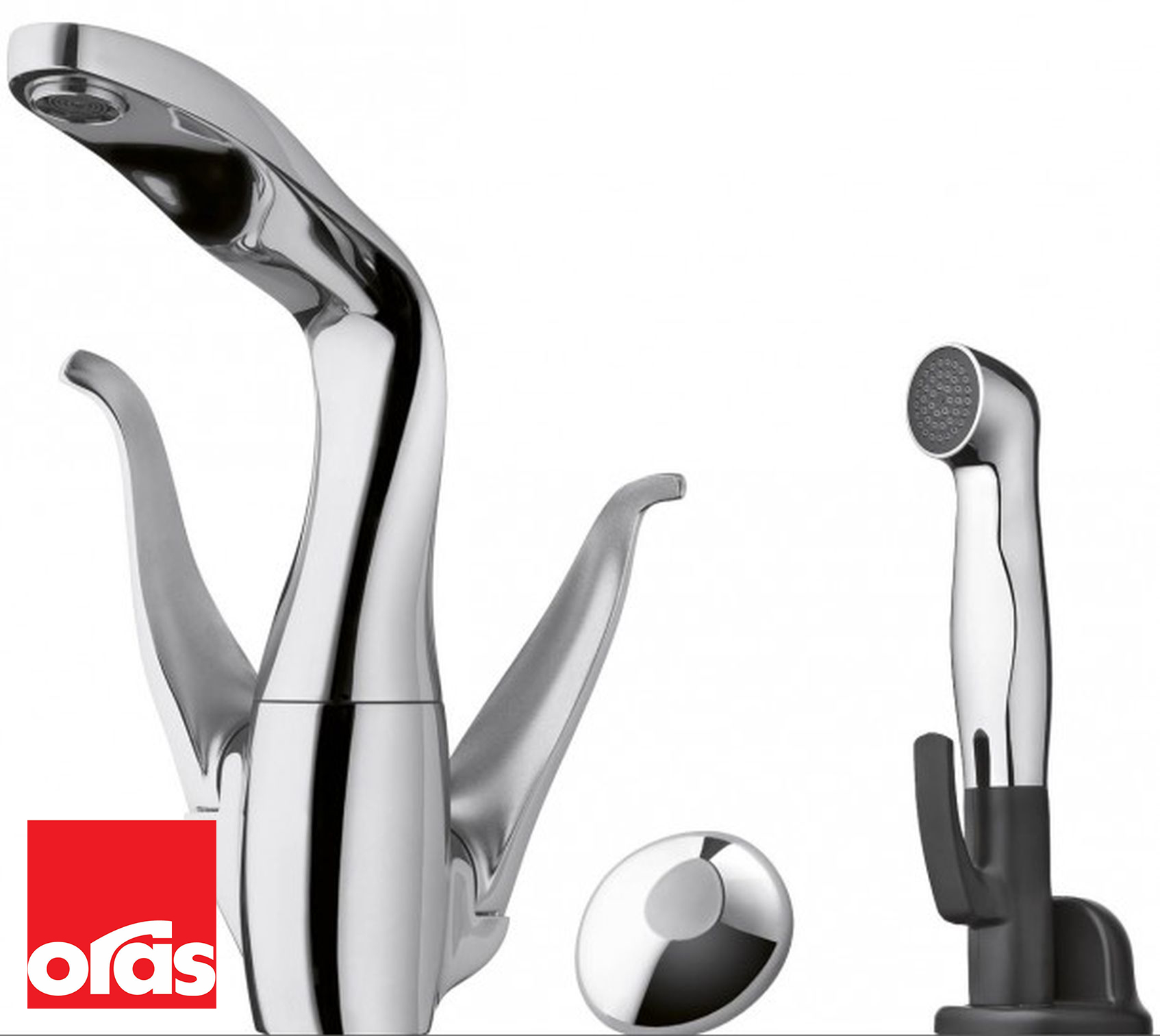 Alessi Swan By Oras, Bateria Kuchenna, Z Wyciąganą Rączką, Z Obrotową Wylewką, Do Kuchni, Do Zlewu, Kran - lazienkarium.pl Alessi Swan By Oras, Bateria Kuchenna, Z Wyciąganą Rączką, Z Obrotową Wylewką, Do Kuchni, Do Zlewu, Kran - lazienkarium.pl