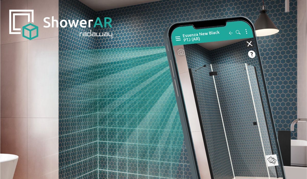 Aplikacja Radaway ShowerAR. - www.Łazienkarium.pl Kabina Radaway, Radaway ShowerAR