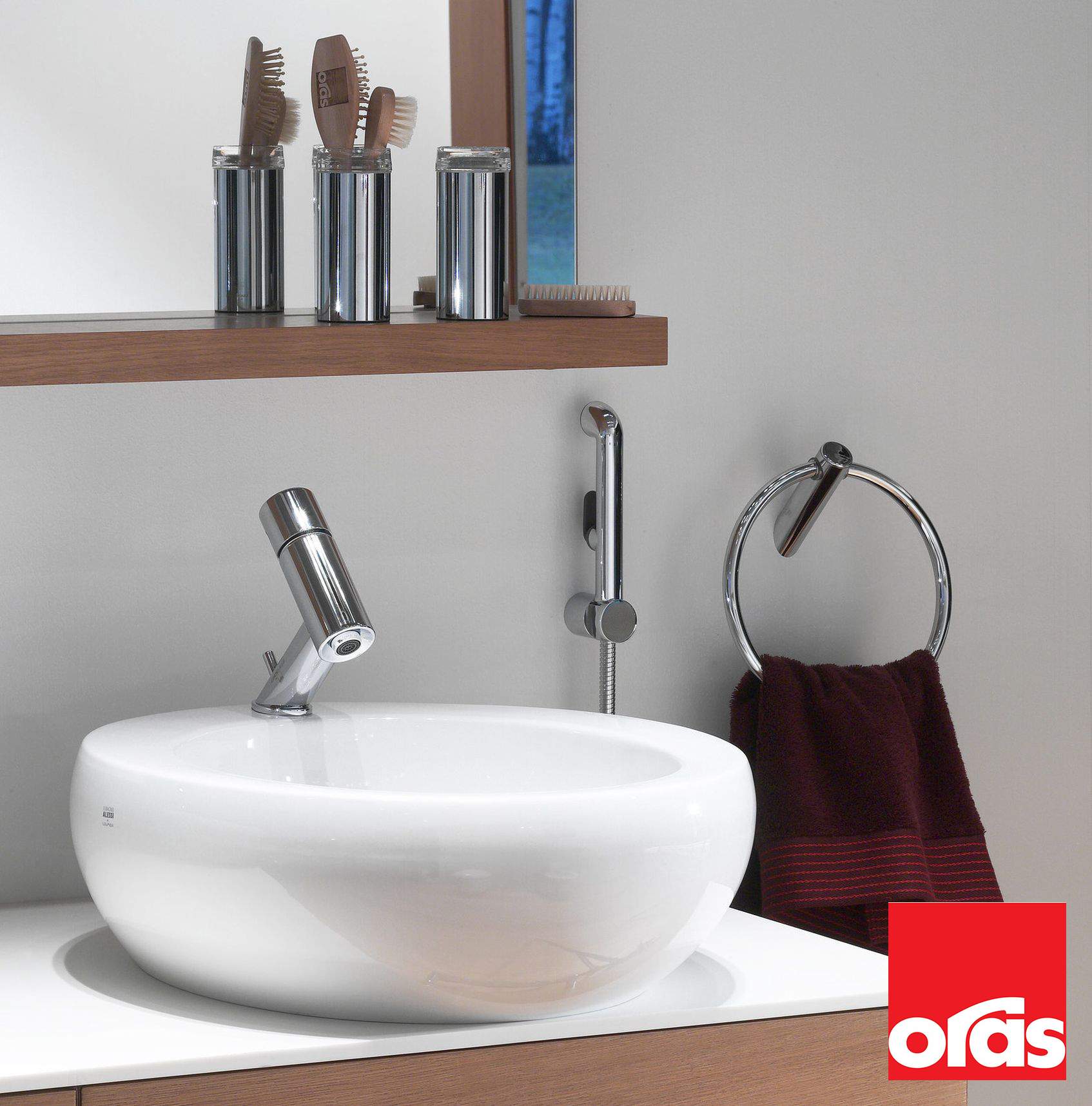 Oras IL Bagno Allesi one Bateria Bidetowa jednouchwytowa Z rączką Oras Armatura Łazienkowa - lazienkarium.pl TOP 6: Bidetka do bidetu lub WC. Ranking najlepszych baterii bidette!