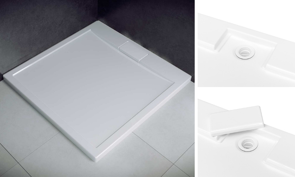 Besco Axim brodzik niski 90x90 cm - lazienkarium.pl besco axim niski brodzik, brodzik 90x90 besco axim, besco axim brodzik kwadratowy niski