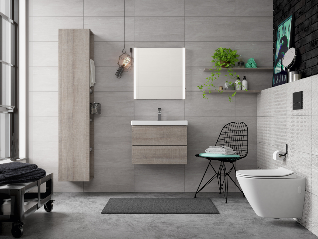 Cersanit, Cersanit City Oval, Miska Wc bez kołnierza Cersarnit - Cena Ceny Cennik Opinie Wymiary Katalog Inspiracje Aranżacje - lazienkarium.pl Najepsze Miski WC