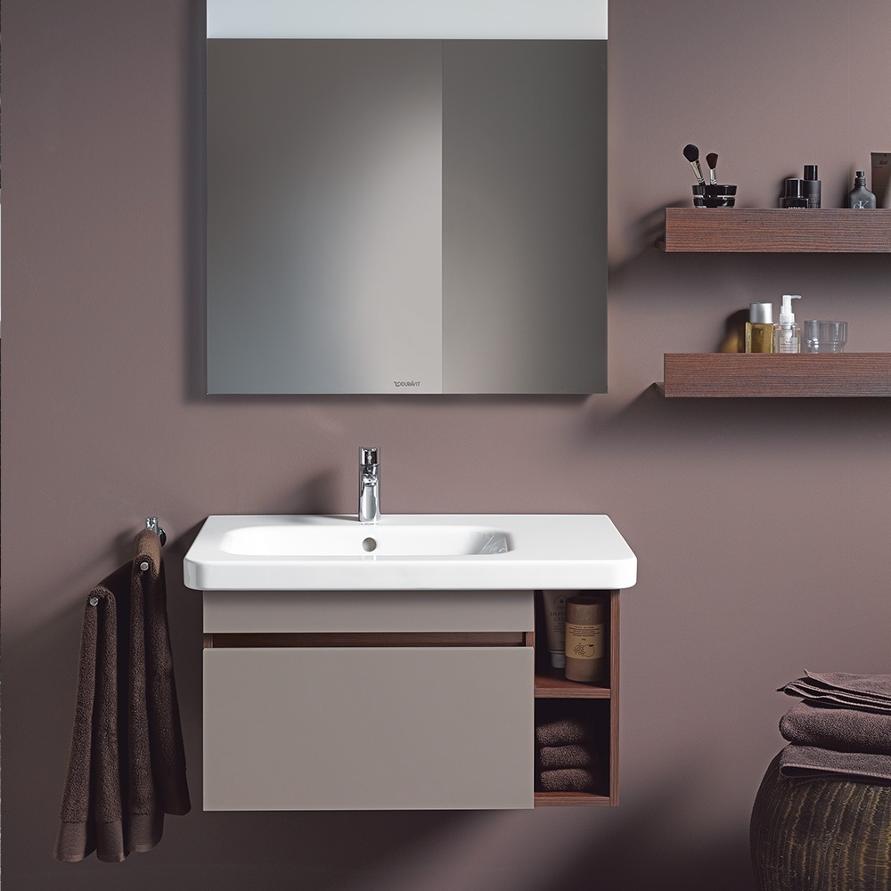 Brązowa łazienka z ceramiką Duravit Durastyle - lazienkarium.pl brązowa łazienka, jaki kolor do łazienki, najlepszy kolor do łazienki