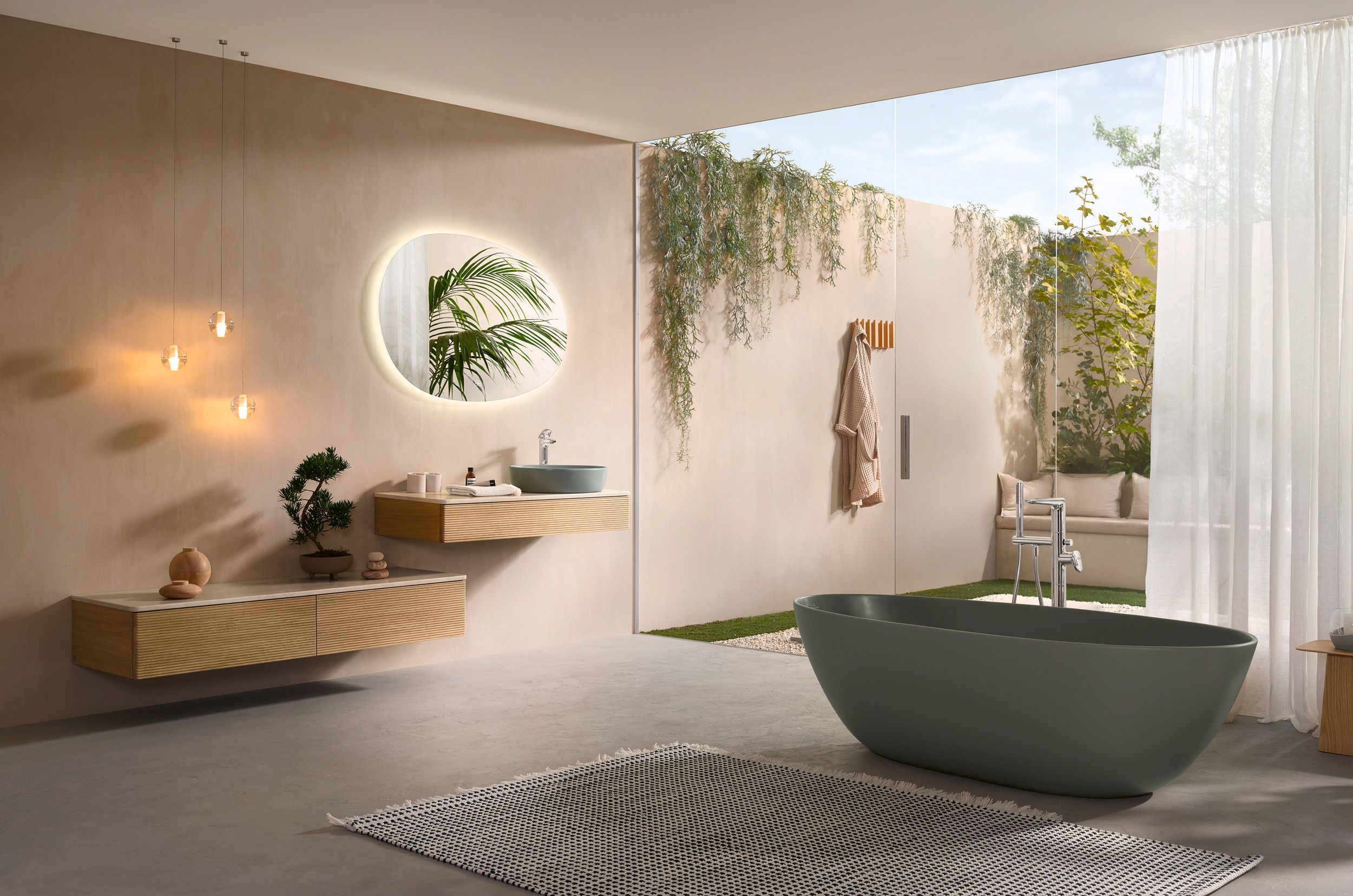 Aranżacja łazienki z asortymentem Villeroy & Boch Antao - www.Łazienkarium.pl villeroy & boch antao, villeroy & boch