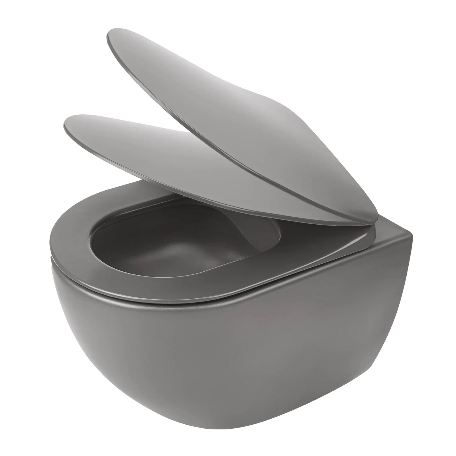 Deante Peonia Zero Zestaw Toaleta WC myjąca 51x36 cm bez kołnierza + deska wolnoopadająca biała CBP_6WPW - zdjęcie 1