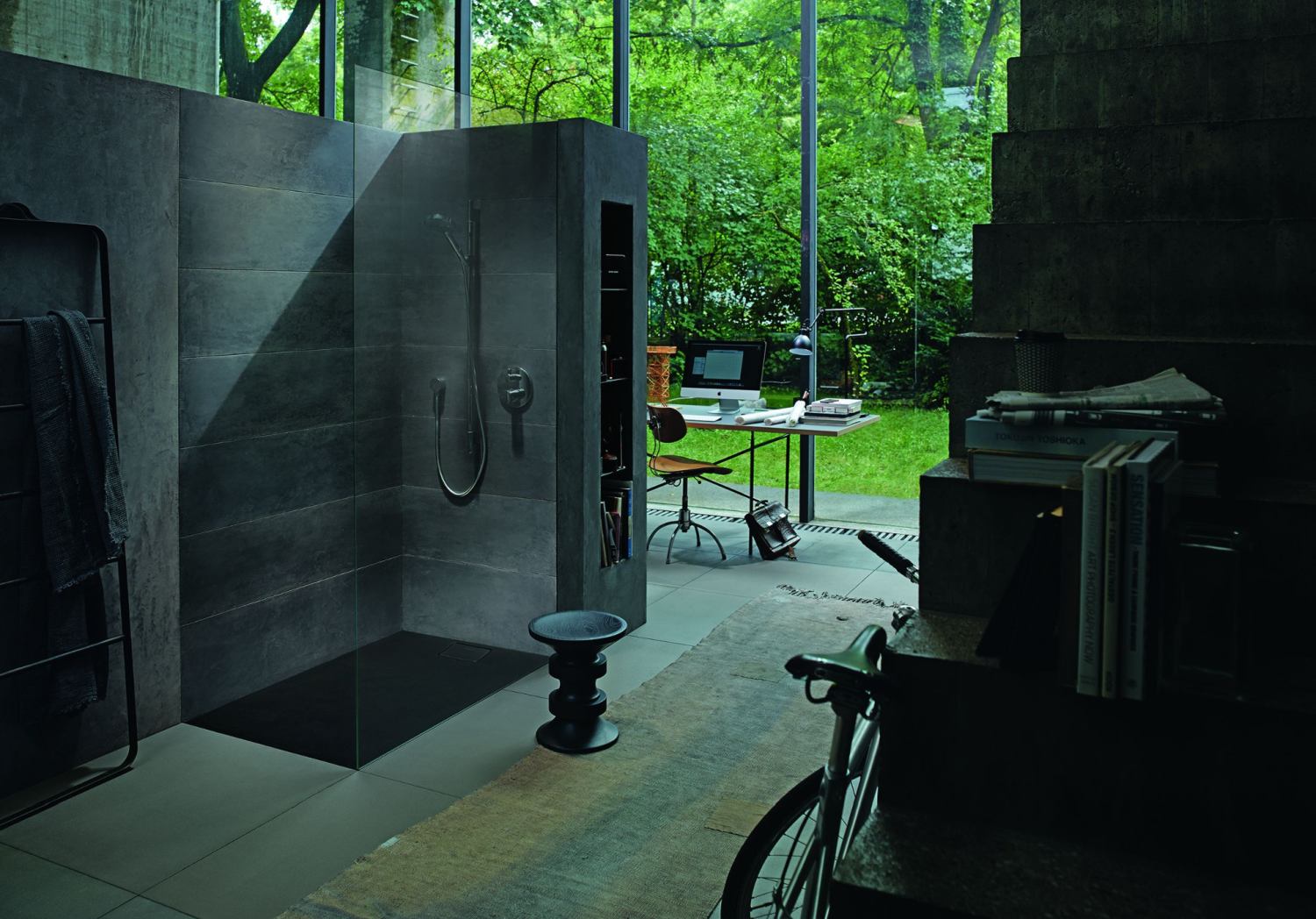 Czarny brodzik prostokątny Duravit Stonetto - www.Łazienkarium.pl duravit brodzik czarny, duravit brodzik akrylowy, duravit brodzik prostokątny