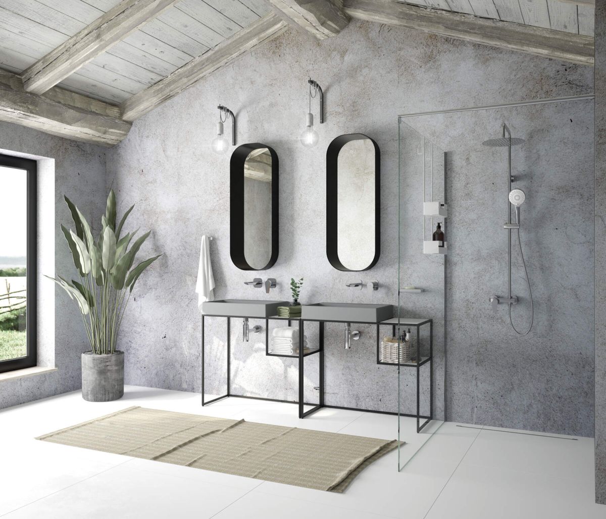 Aranżacja łazienki w klimacie Bali - www.Łazienkarium.pl łazienka w stylu bali, łazienka bali, styl bali,łazienka w stylu egzotycznym, łazienka biało-beżowa