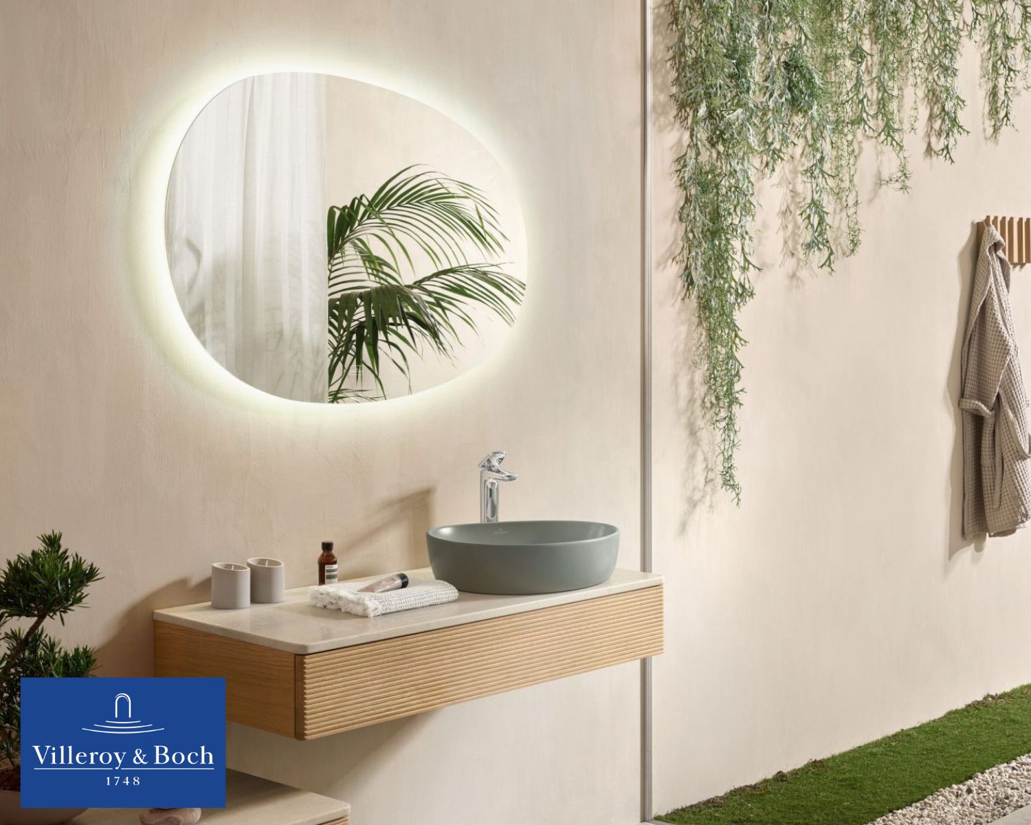 łazienka w stylu egzotycznym, tropikalna łazienka, łazienka w stylu tropikalnym, tropikalny styl, łazienka z motywem liści, łazienka bambus inspiracje 