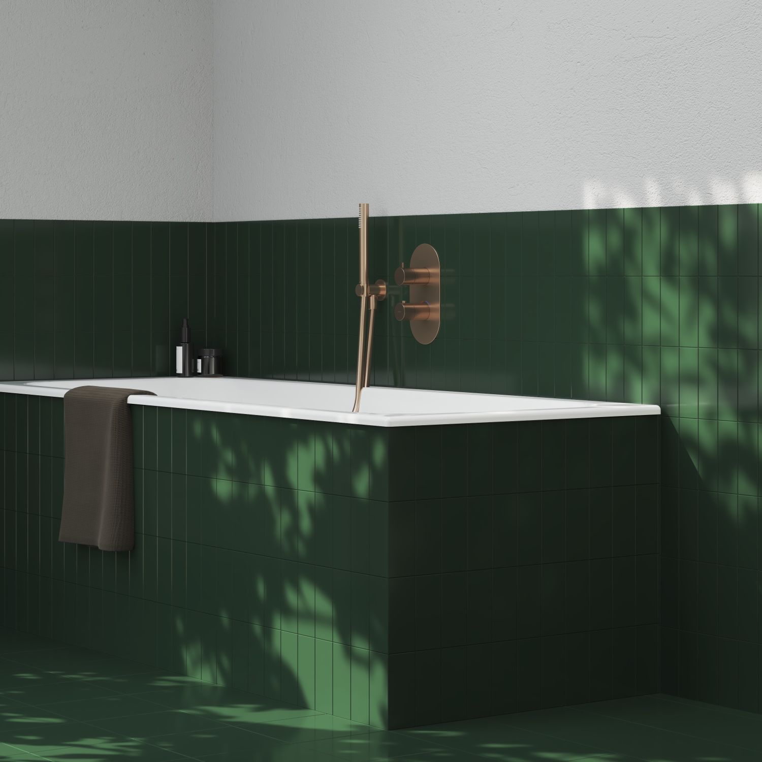 łazienka w stylu japońskim, mała łazienka w stylu japońskim, japońska łazienka, umywalka wolnostojąca, ścianka prysznicowa walk-in, łazienka w stylu zen, parawan nawannowy biały, deszczownica z kaskadą