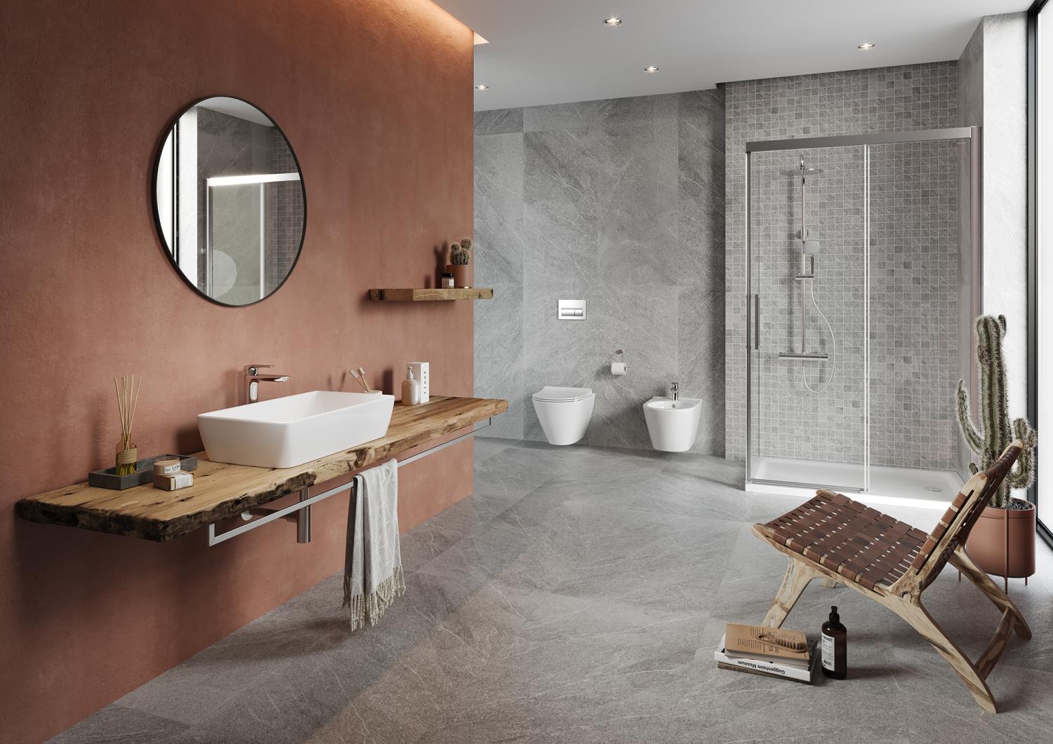 Naturalne drewno w łazience - www.Łazienkarium.pl drewno w stylu rustykalnym, styl rustykalny drewno, stare drewno w stylu rustykalnym