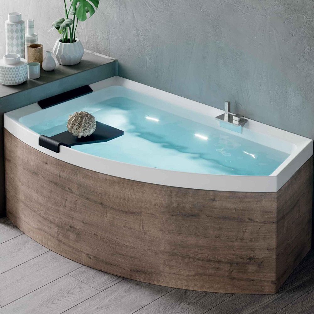 Novellini Divina O wanna z systemem hydromasażu - lazienkarium.pl novellini divina hydromasaż, novellini divina wanna narożna spa, novellini divina wanna z masażem