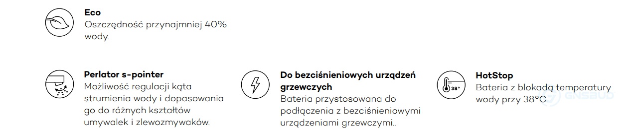 Kludi Ameo Cechy serii technologie - lazienkarium.pl