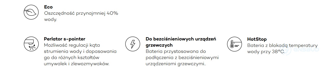 Kludi Bozz Cechy serii technologie - lazienkarium.pl