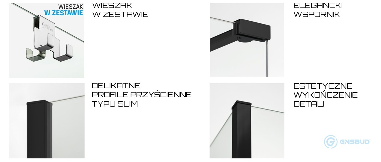 New Trendy New Modus Black Detale Szczegóły Cechy serii technologie - lazienkarium.pl