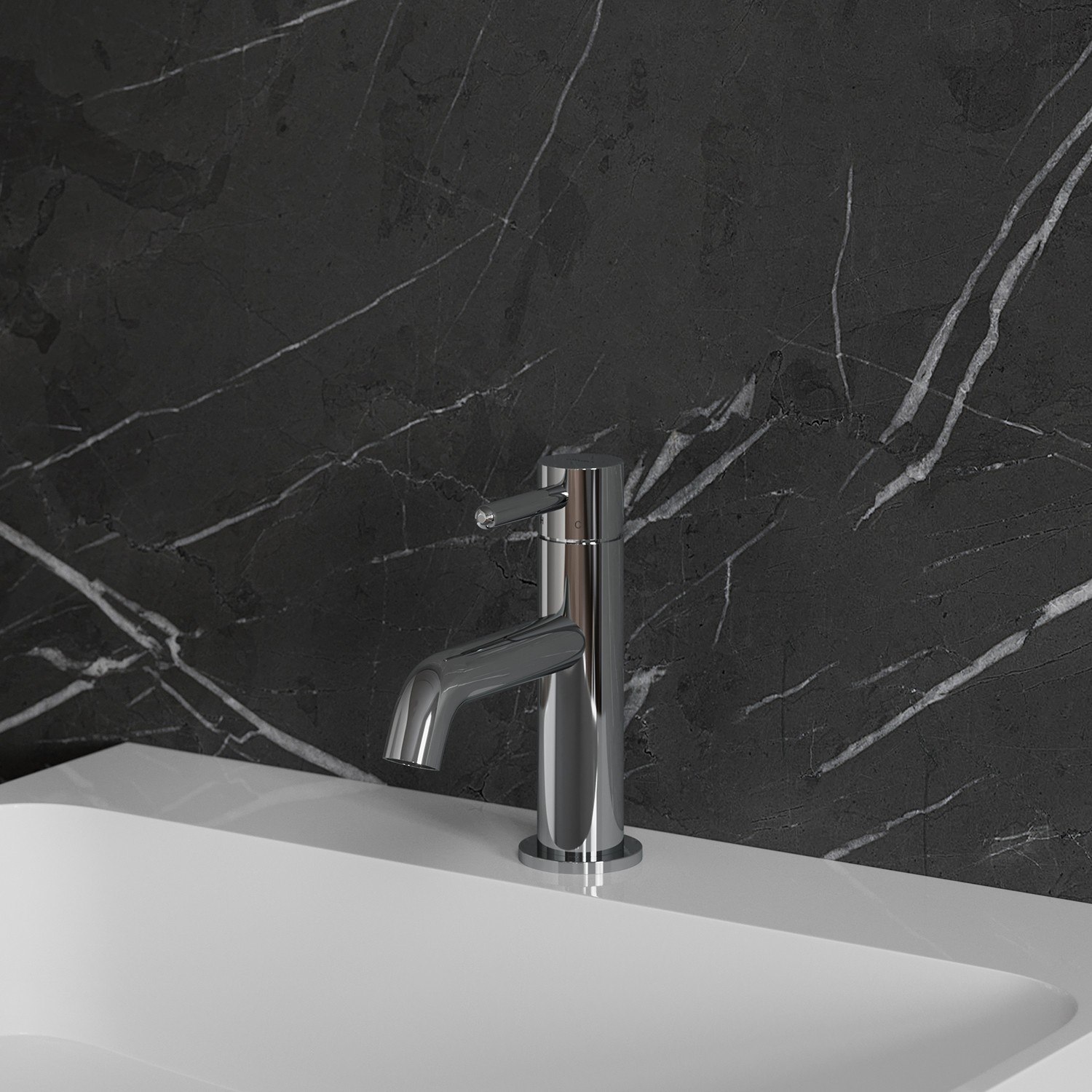 Omnires Y Bateria umywalkowa 14 cm chrom Y1210CR - zdjęcie 1