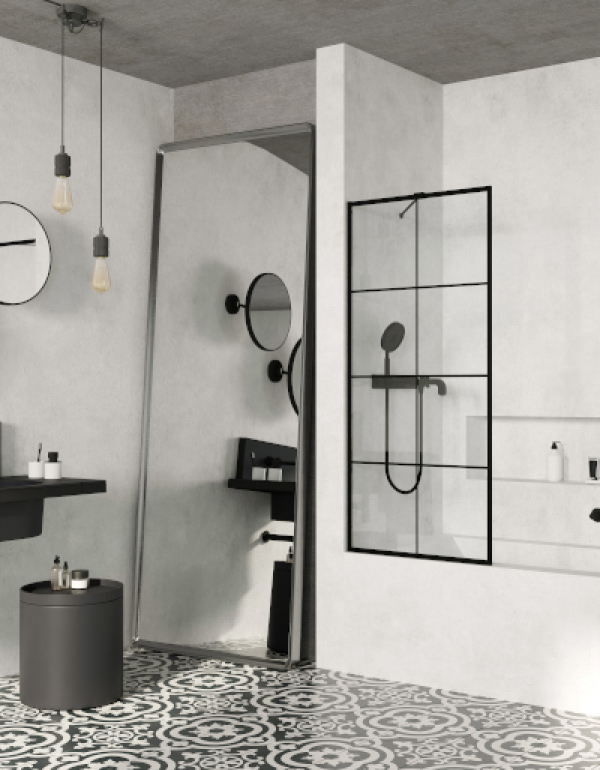 21 inspirujących projektów: czarno-biała łazienka. Zobacz modne biało-czarne łazienki!