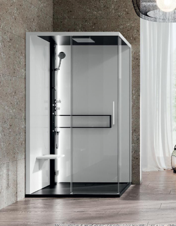 Novellini Glax 2 2.0, czyli kabina prysznicowa z sauną parową i hydromasażem – poznaj 10 zalet rozwiązania!