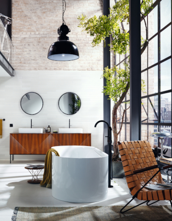 Łazienka w stylu nowojorskim – inspirujący poradnik dla urządzających