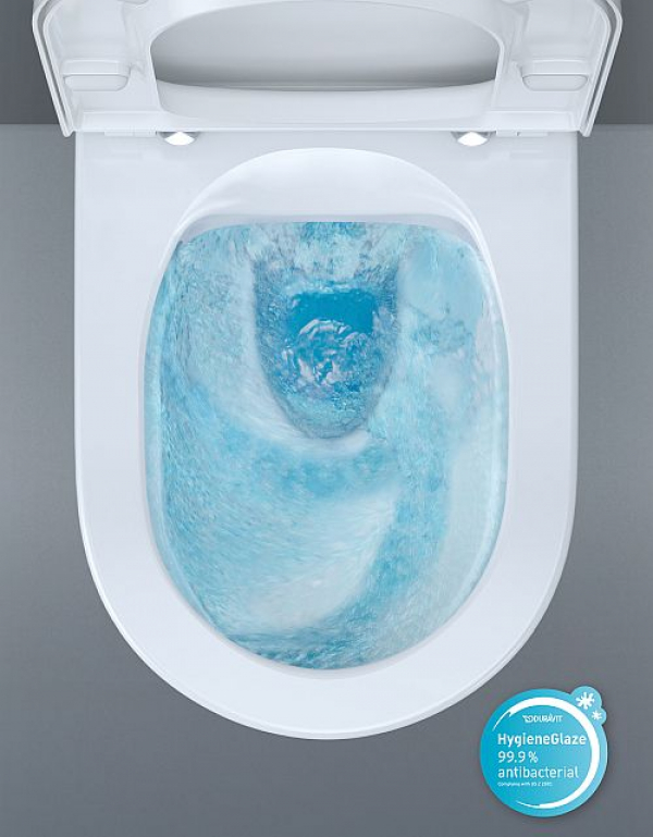 Duravit HygieneFlush – jeszcze większa wydajność spłukiwania i higieniczność w obrębie miski WC